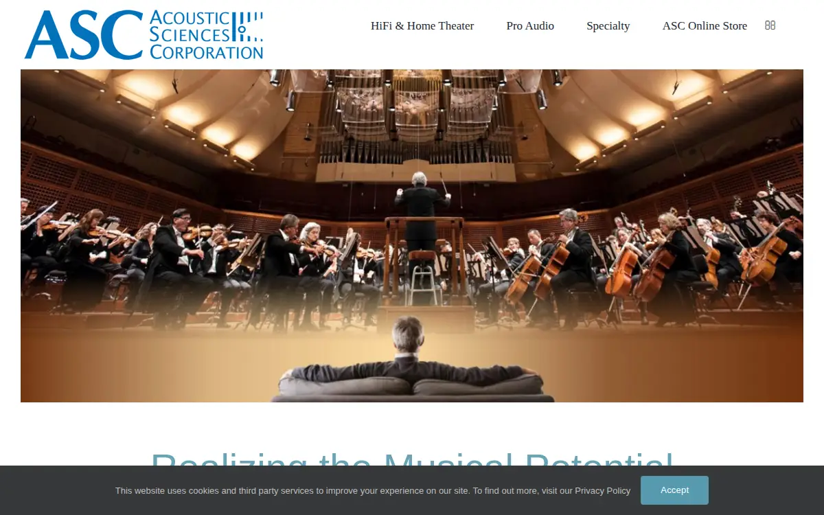 Homepage of Acoustic Sciences Corporation