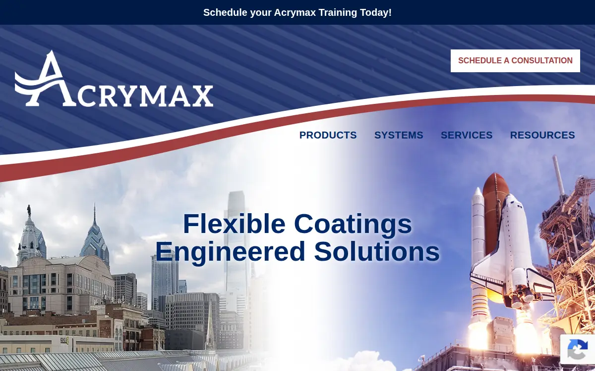 Homepage of Acrymax Technologies INC.