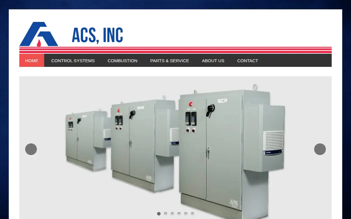 Homepage of Advanced Combustion Systems, INC.