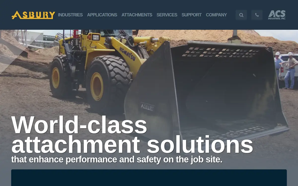 Homepage of Acs Industries, INC.