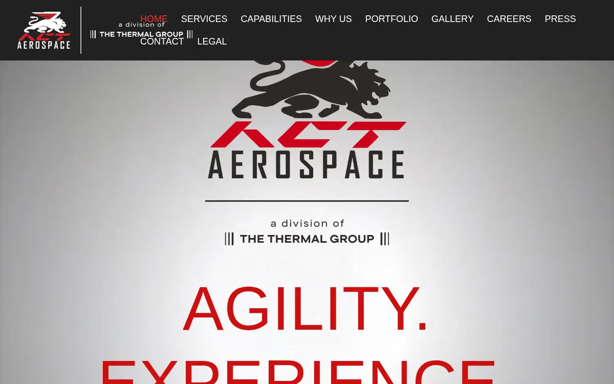Homepage of Applied Composite Technology Aerospace, INC.