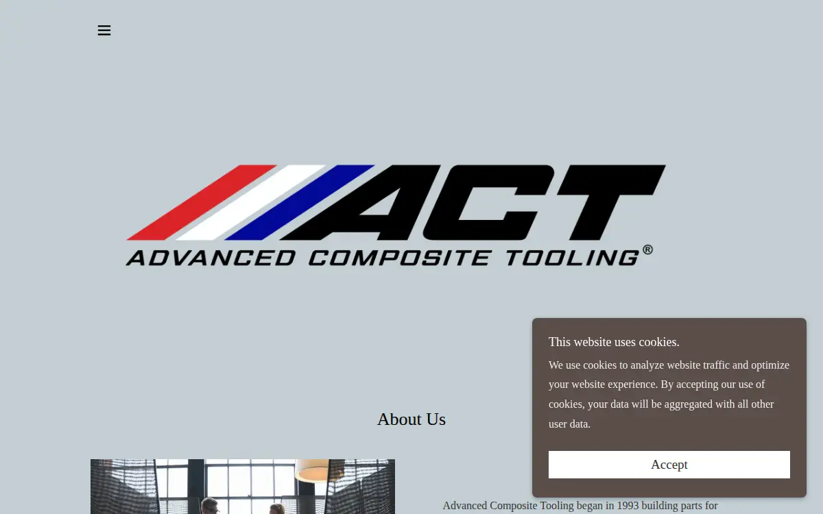 Homepage of Advanced Composite Tooling LLC