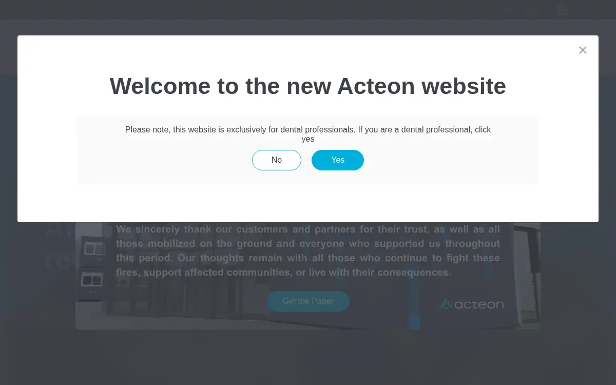 Homepage of Acteon INC