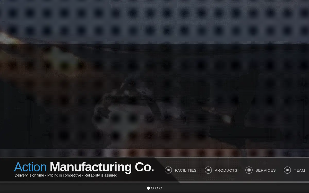 Homepage of Action Manufacturing CO