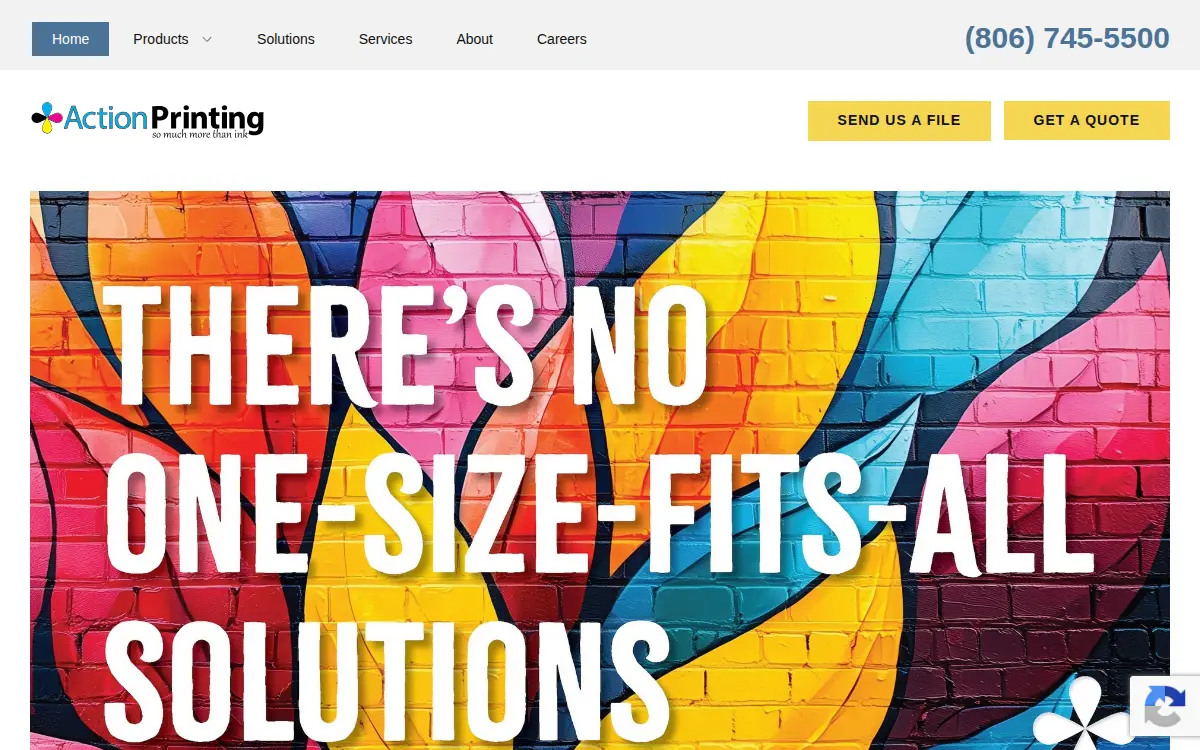 Homepage of Printing Consultants, INC