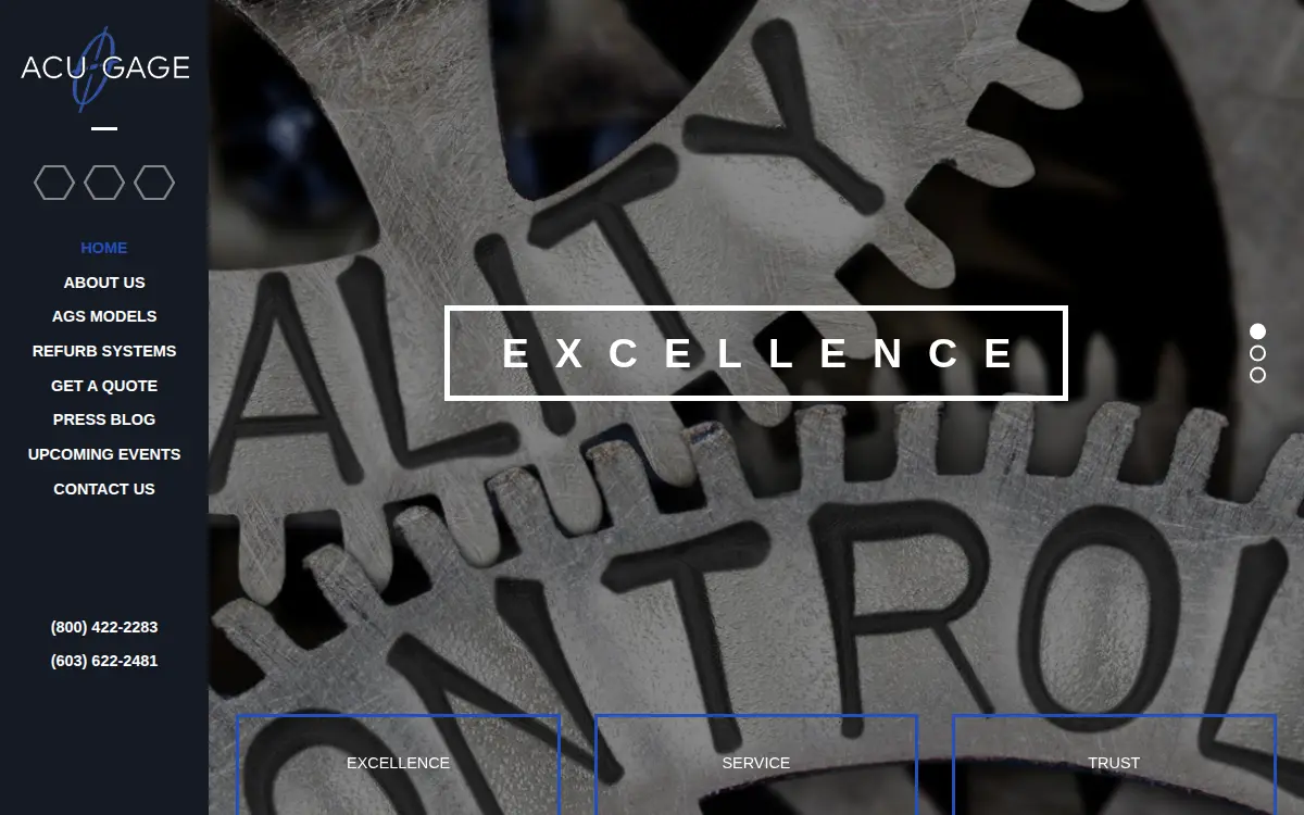 Homepage of Ocean Industries LLC