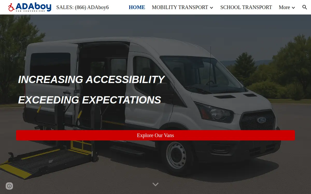 Homepage of Adaboy, INC