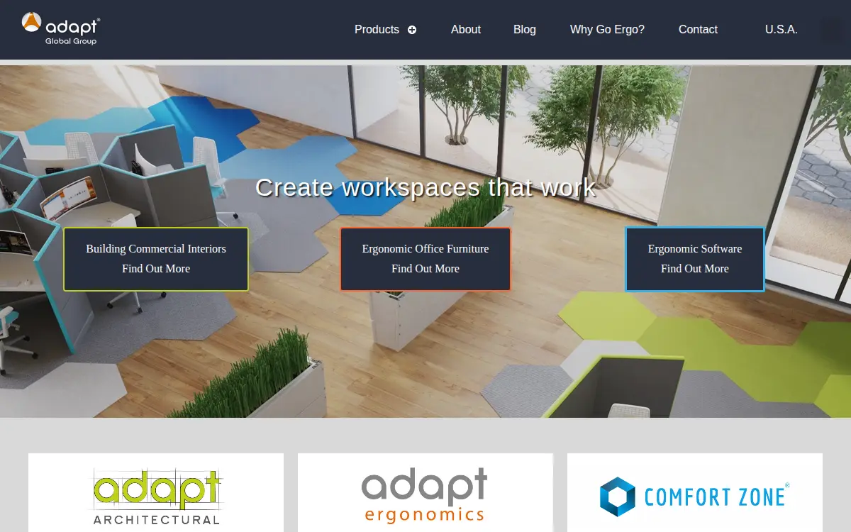 Homepage of Spaceco Business Solutions, INC.