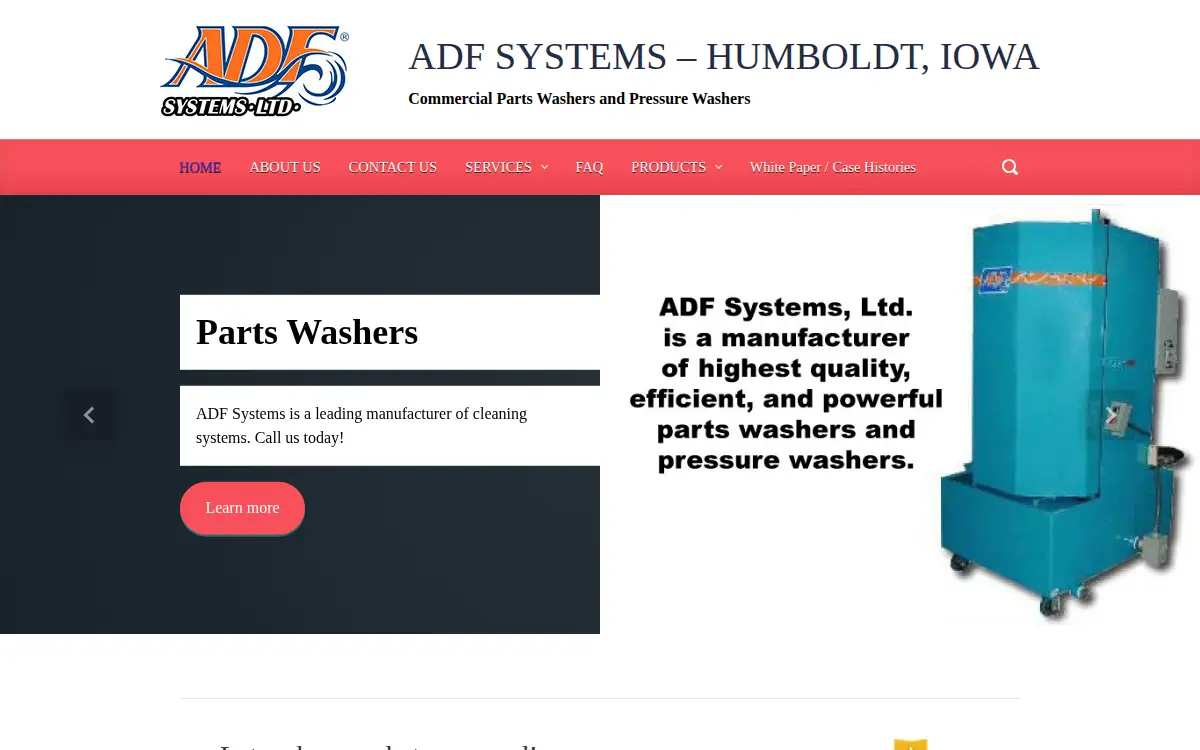 Homepage of Adf Systems LTD