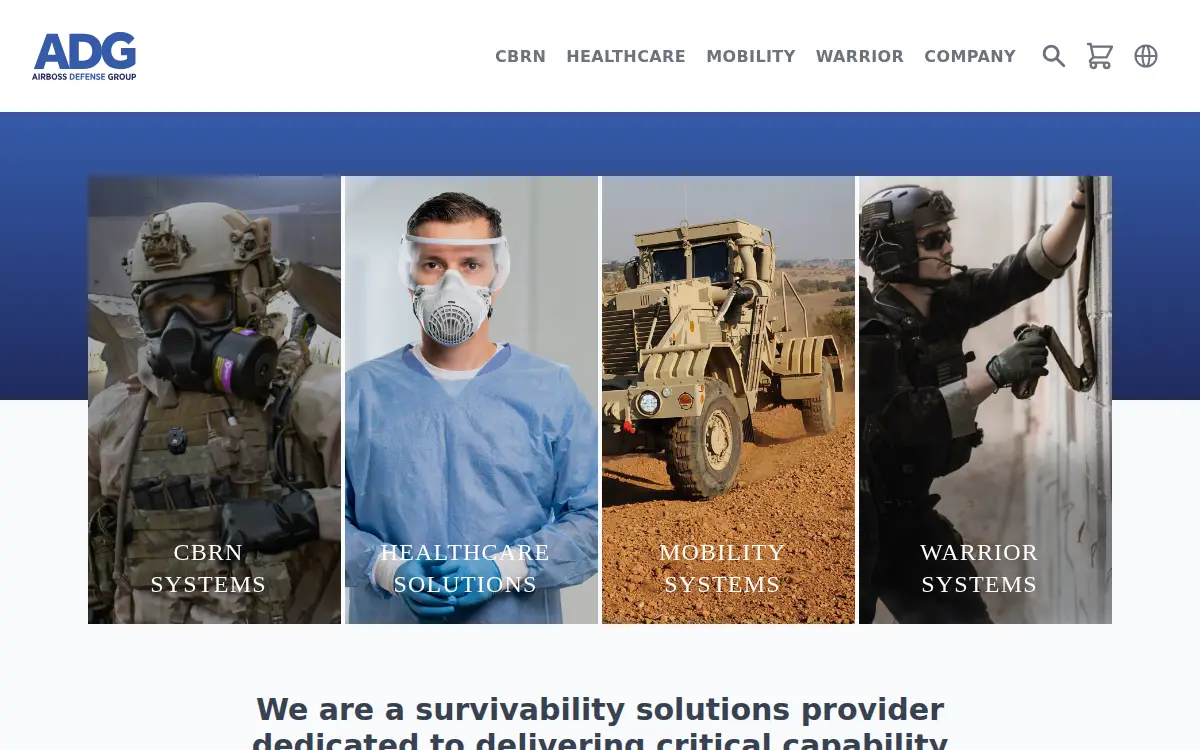 Homepage of Critical Solutions International, LLC