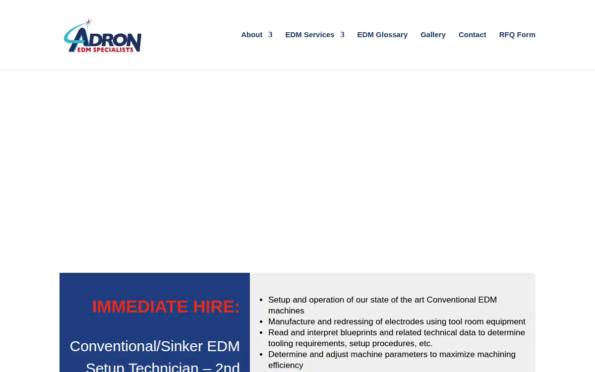 Homepage of Adron Tool CORP