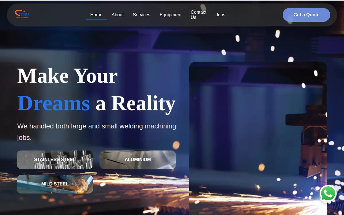 Homepage of Advance Resources LLC