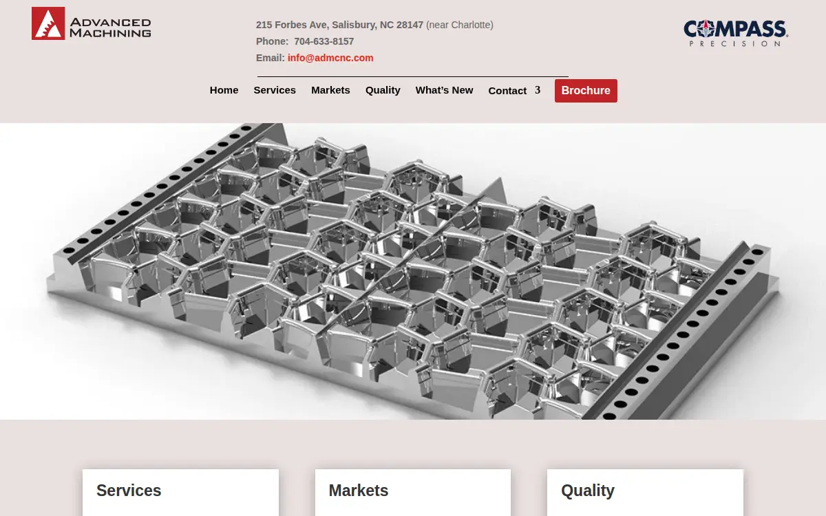 Homepage of Advanced Machining & Tooling, LLC