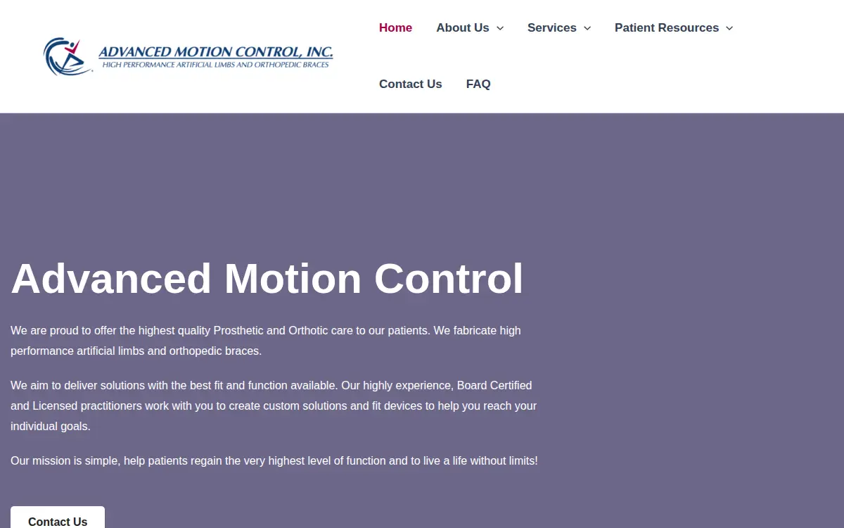 Homepage of Advanced Motion Control, INC