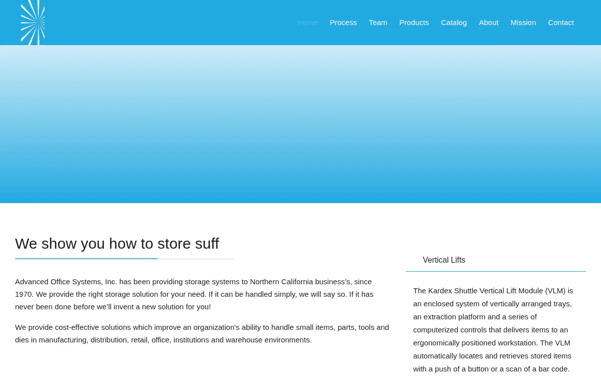 Homepage of Advanced Office Systems, INC