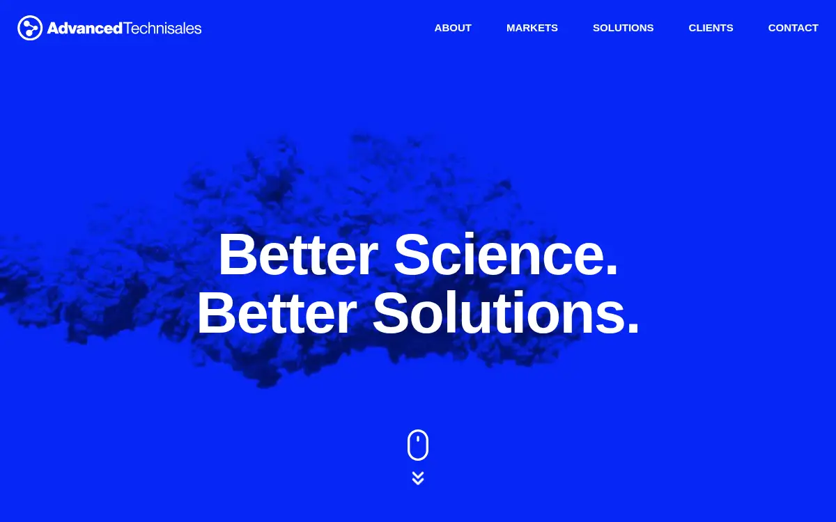 Homepage of Advanced Technisales LLC