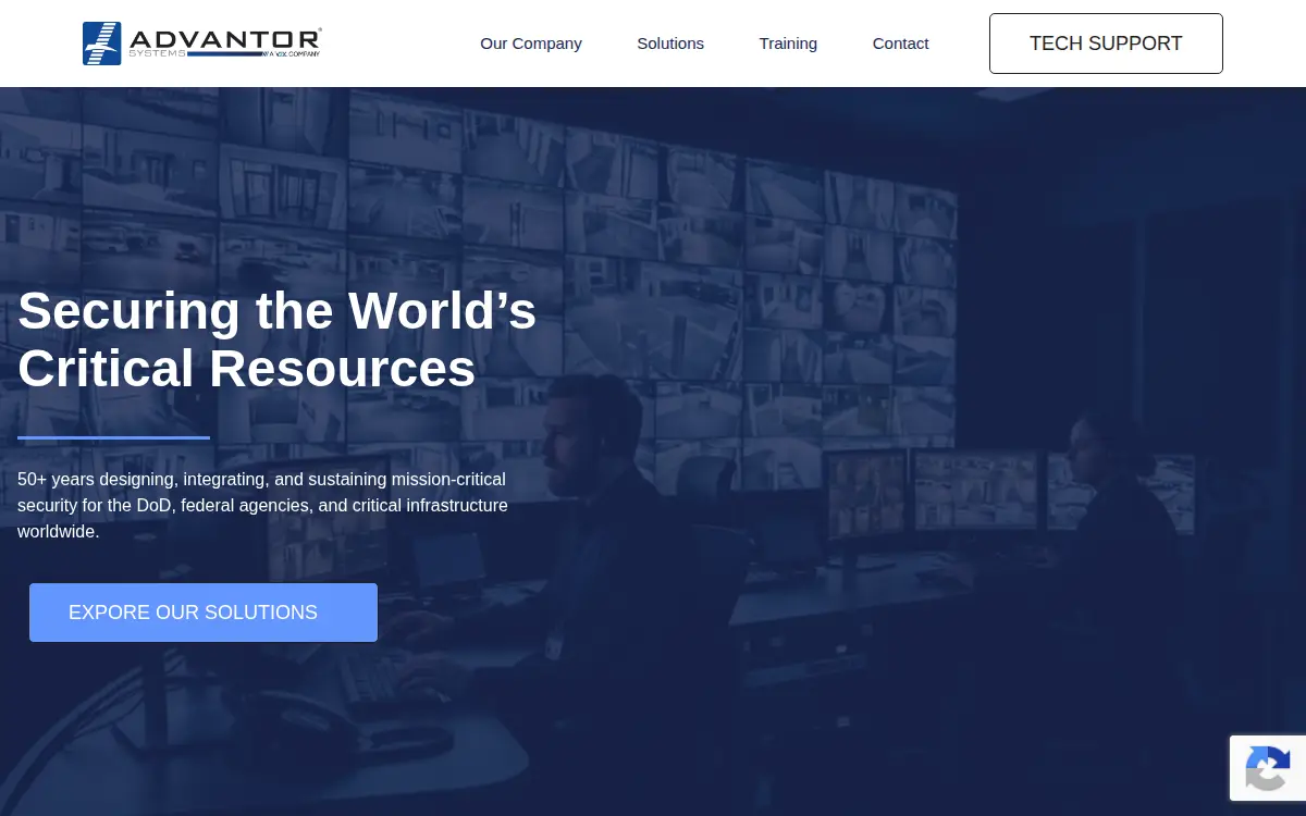 Homepage of Advantor Systems Ii LLC