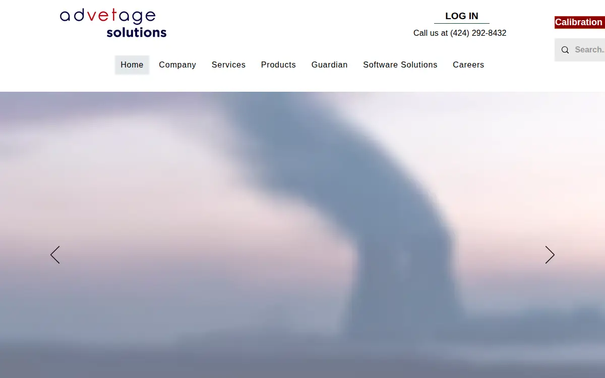 Homepage of Advetage Solutions LLC
