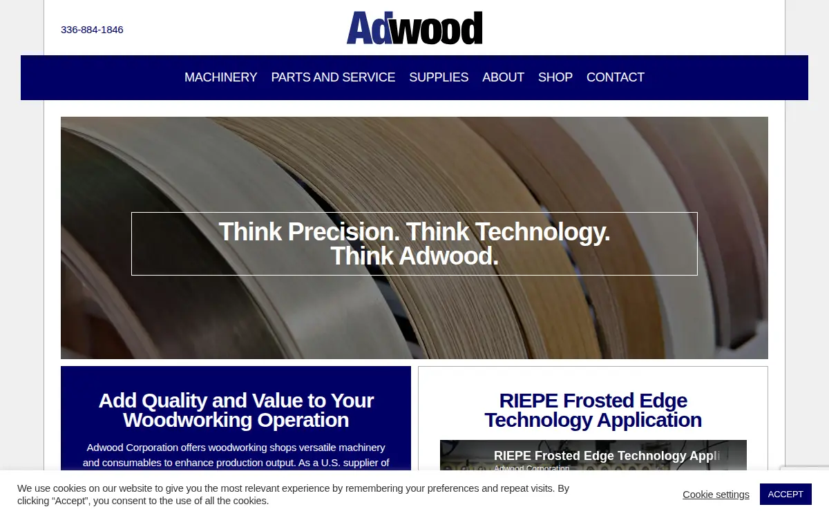 Homepage of Adwood CORP