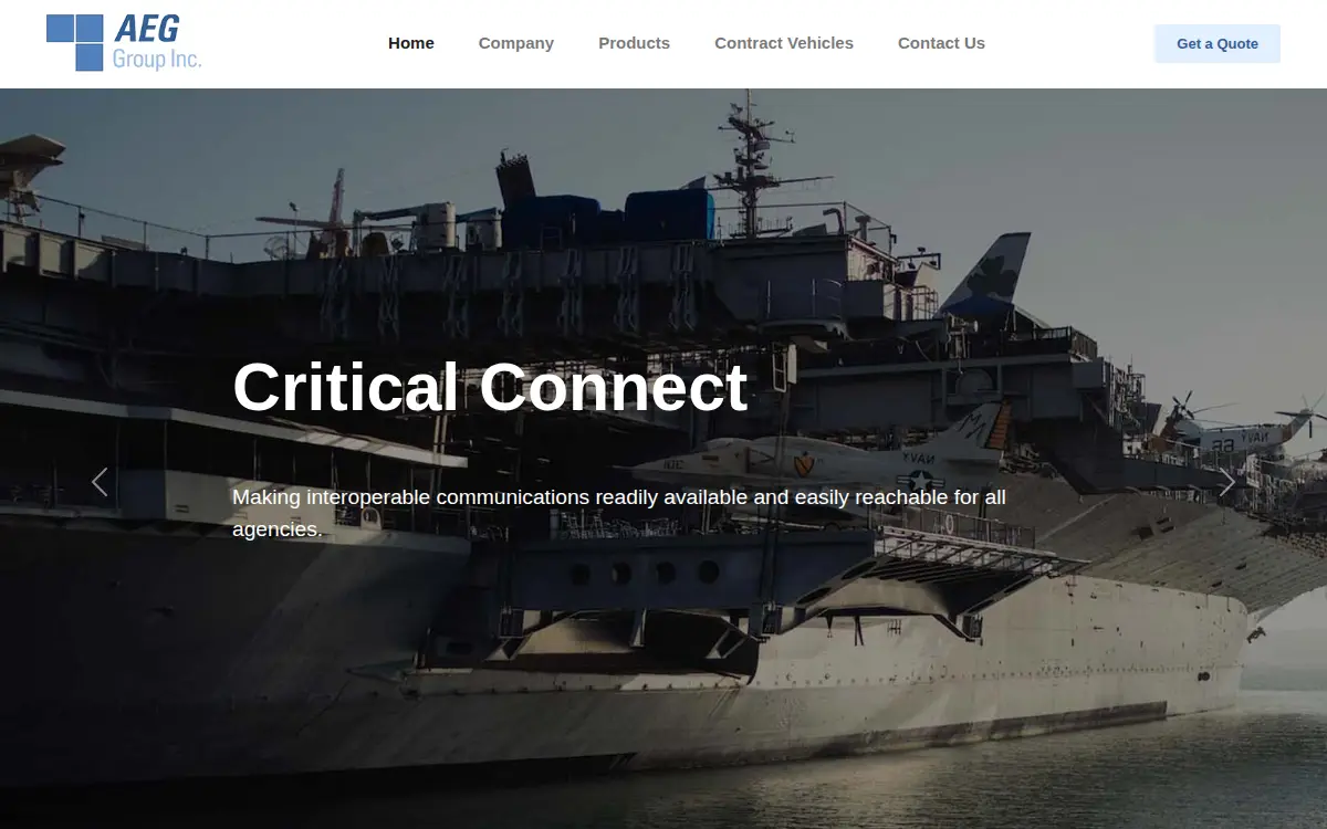 Homepage of Aeg Group INC