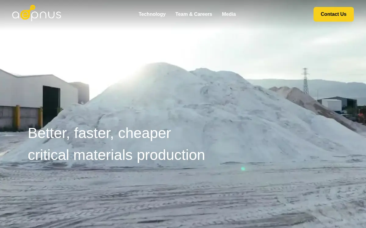 Homepage of Aepnus Technology INC