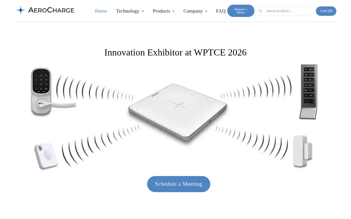 Homepage of Aerocharge INC.