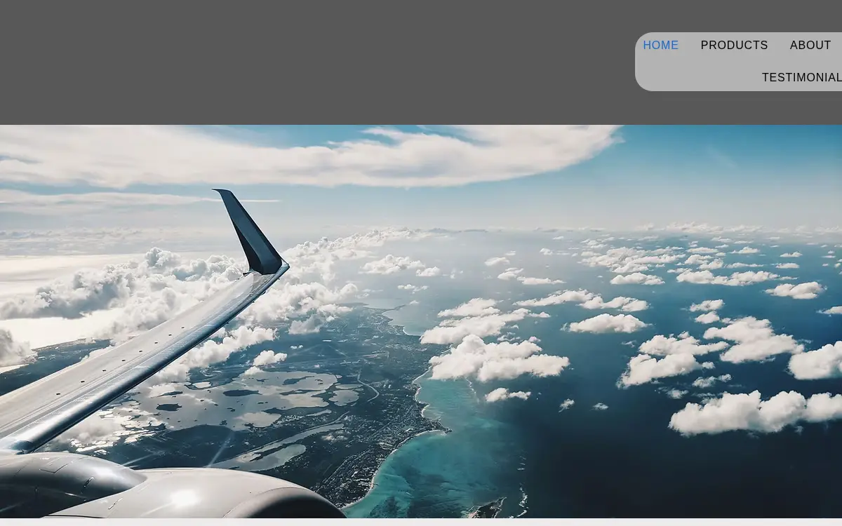 Homepage of Aero Clean Technologies LLC