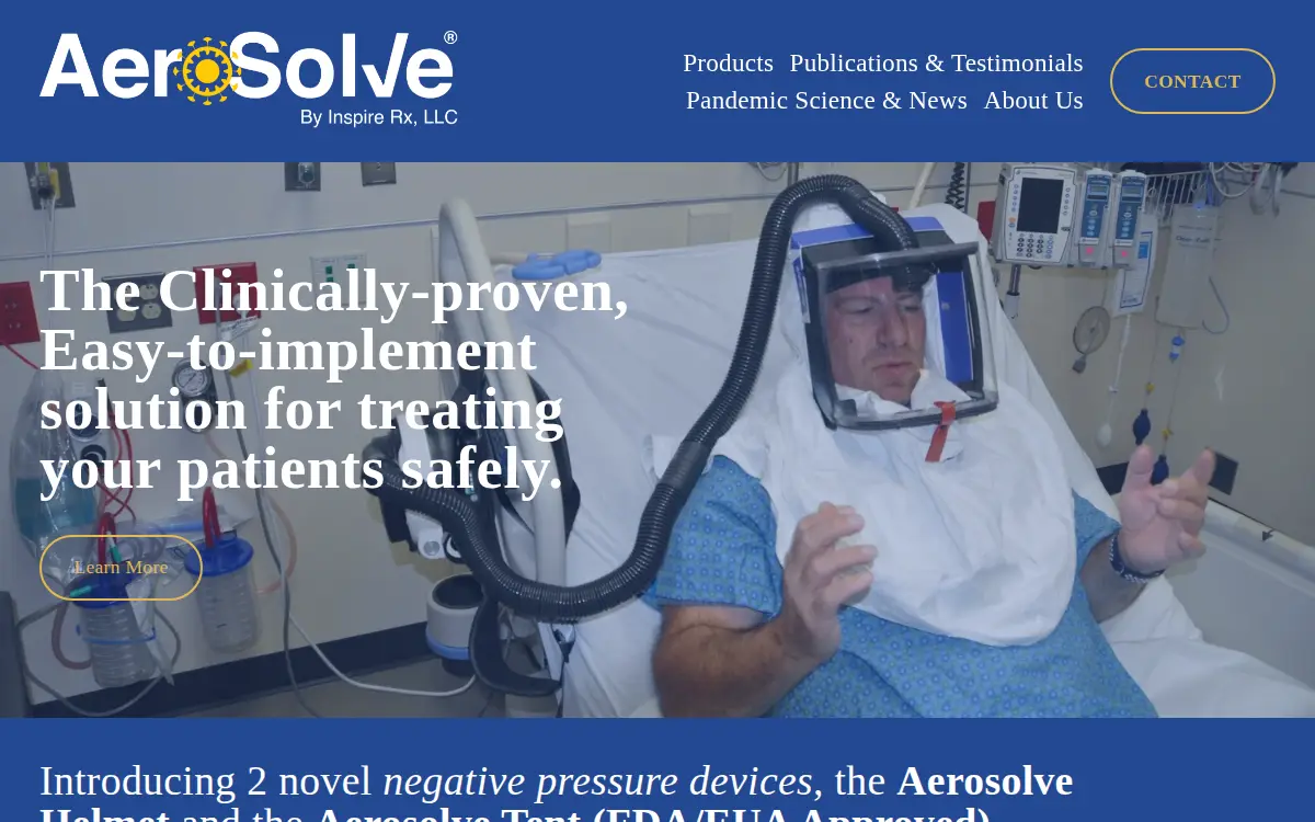 Homepage of Inspire Rx LLC