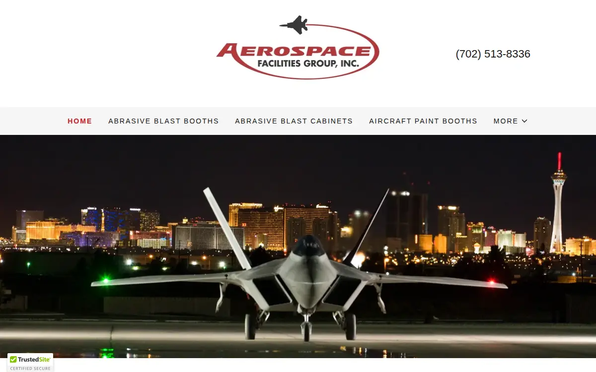 Homepage of Aerospace Facilities Group, INC.