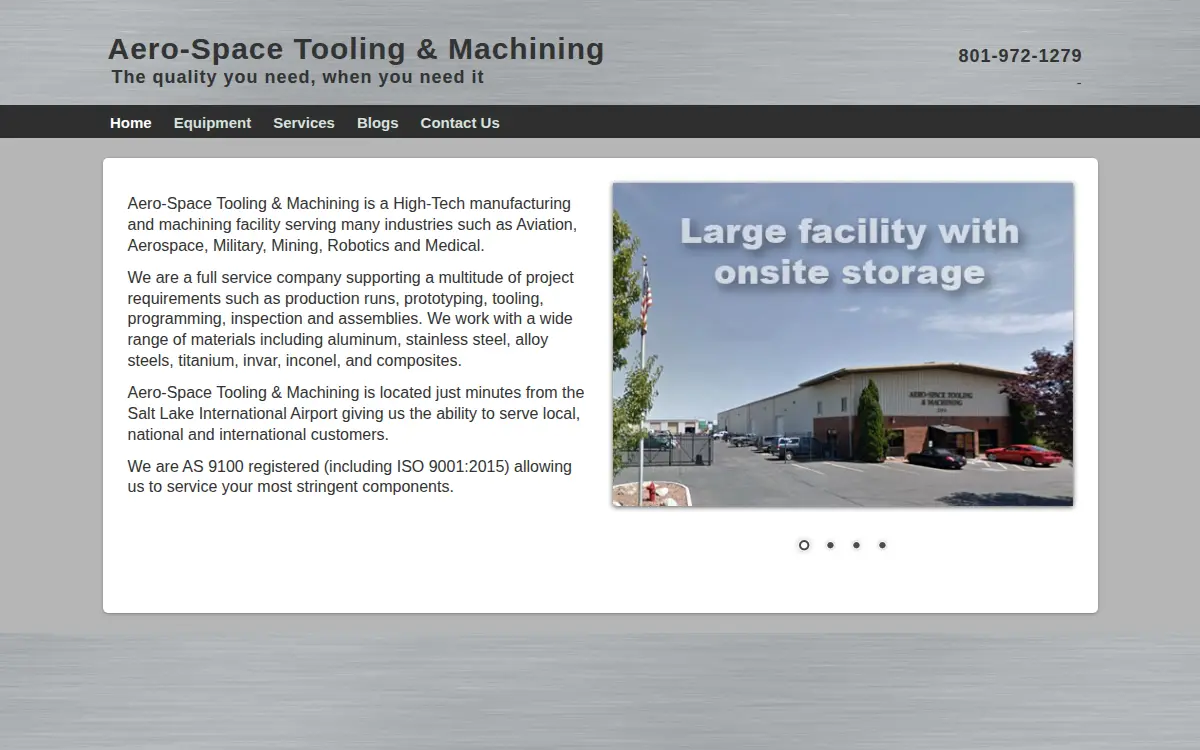 Homepage of Aero Space Tooling & Machining