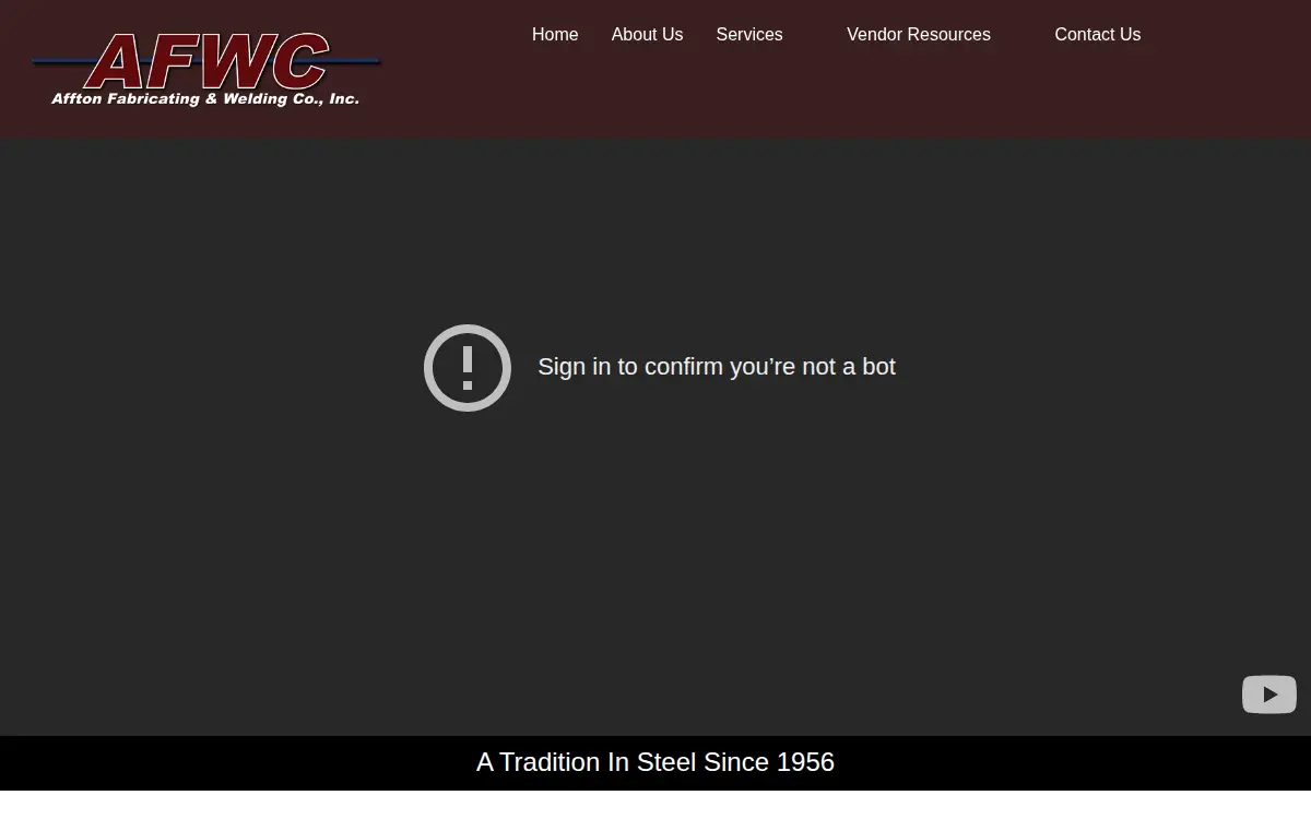 Homepage of Affton Fabricating and Welding Co., INC.