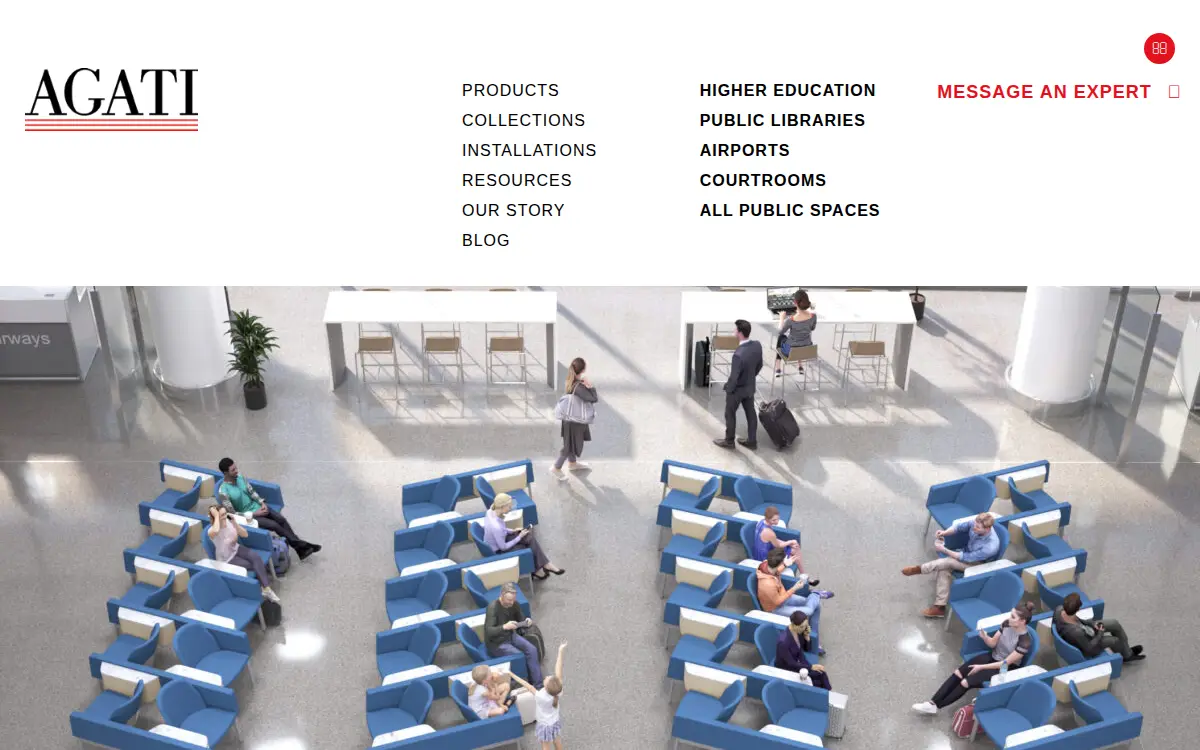 Homepage of Agati, INC.