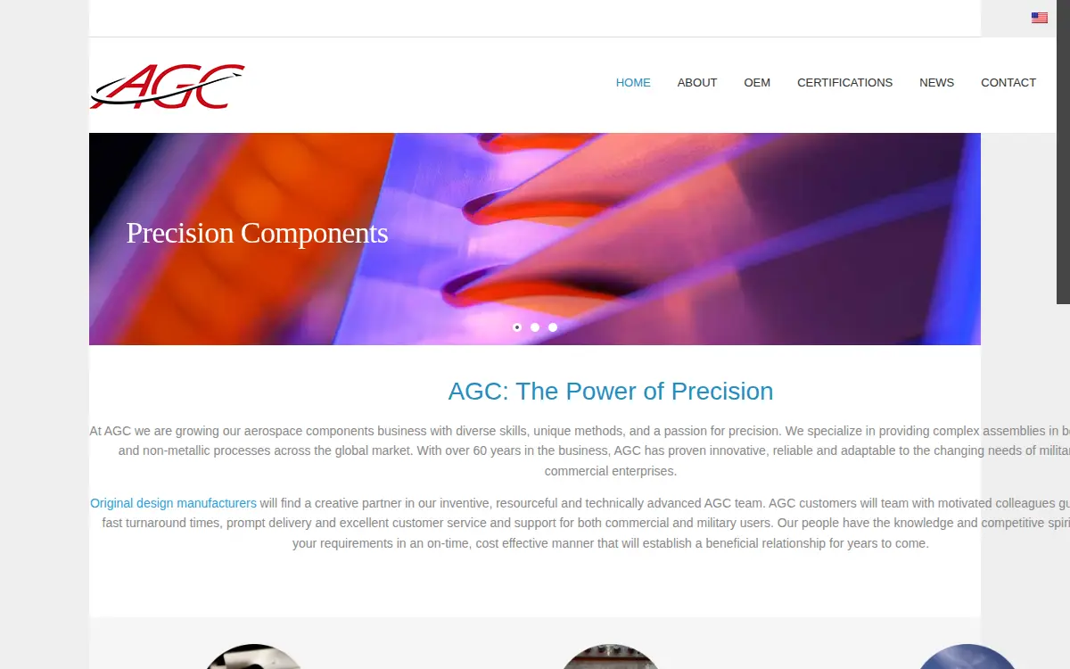 Homepage of Agc Acquisition LLC