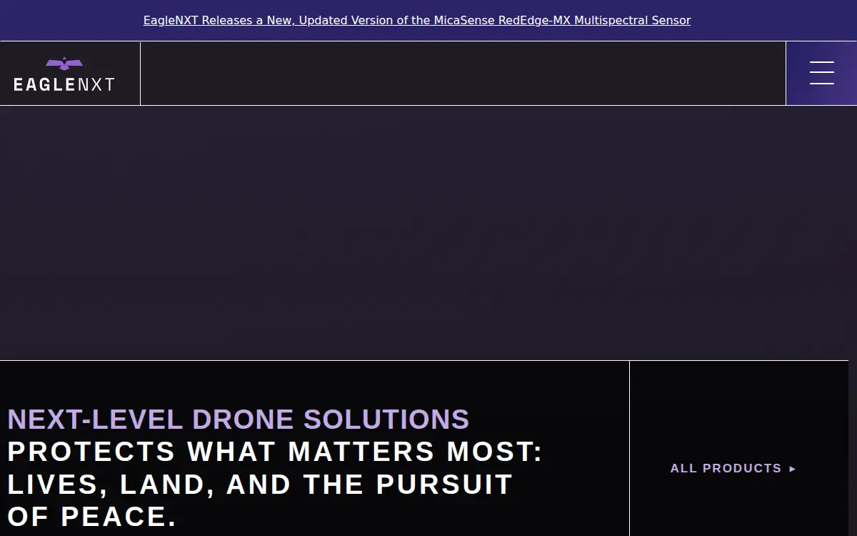 Homepage of Sensefly INC.