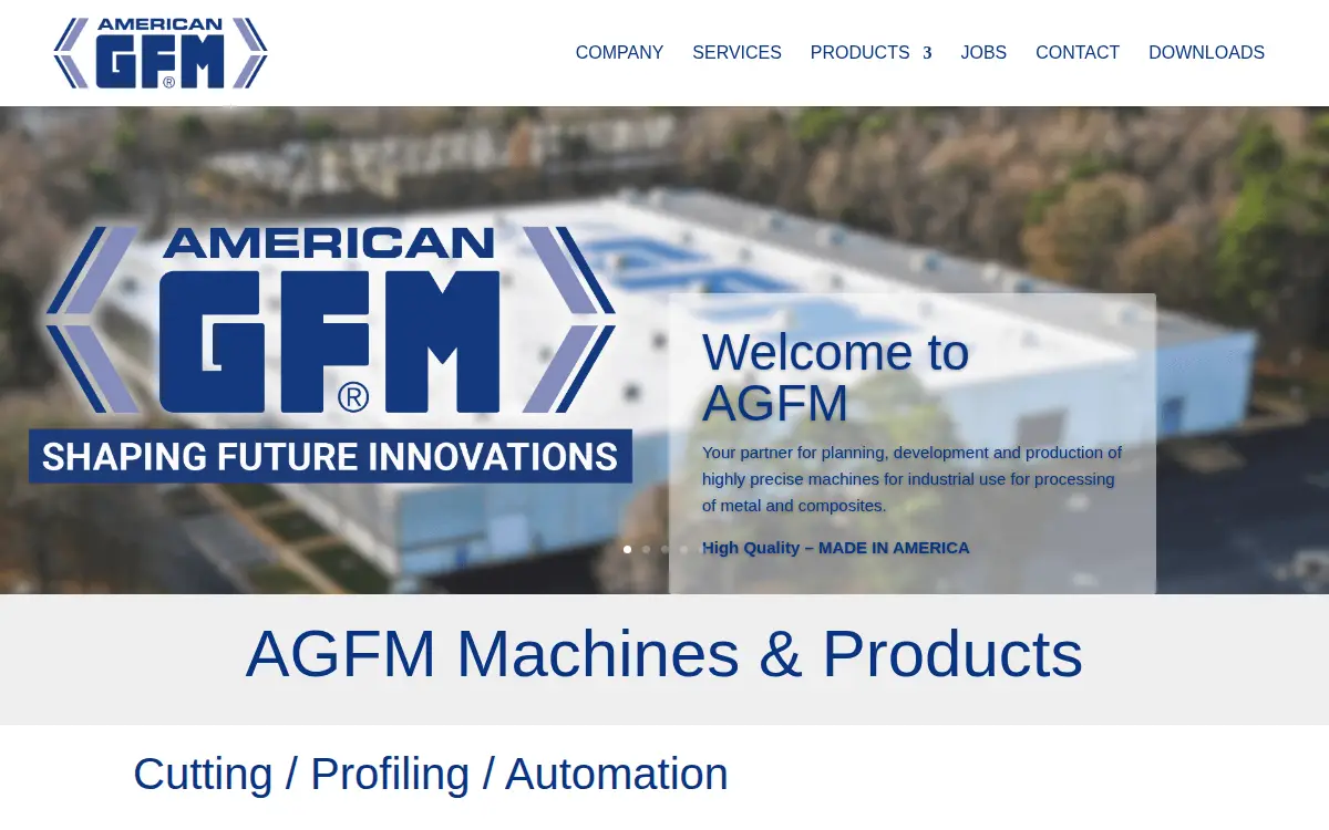 Homepage of American Gfm CORP