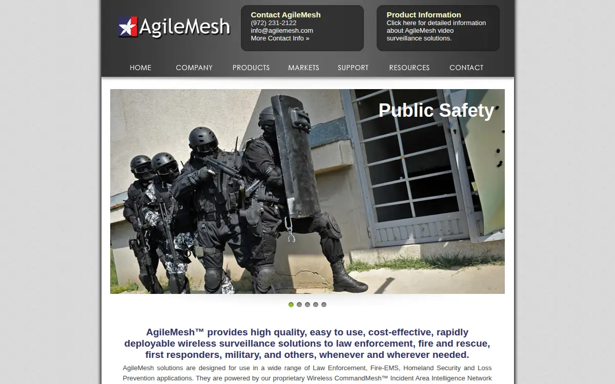 Homepage of Agilemesh INC