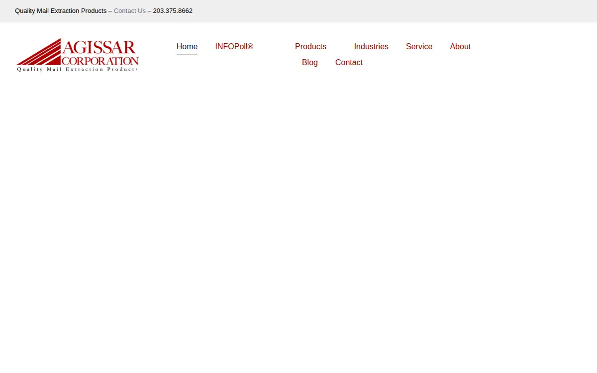 Homepage of Agissar CORP