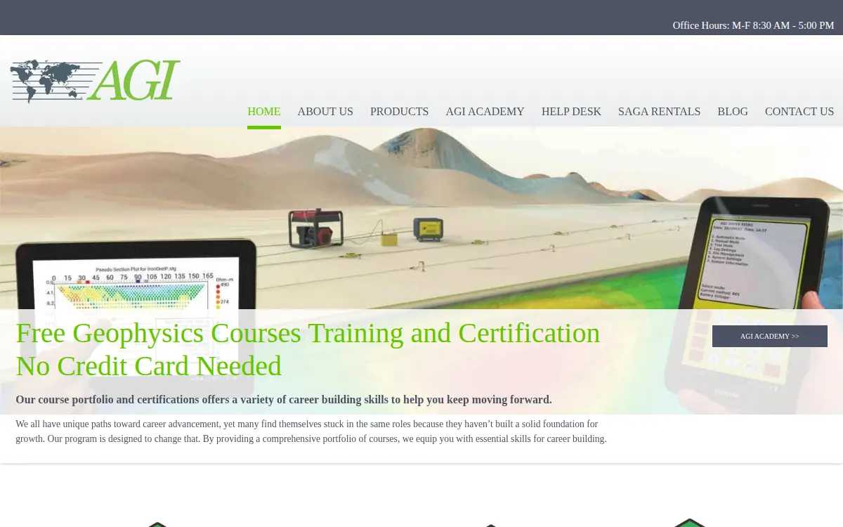 Homepage of Advanced Geosciences, INC.