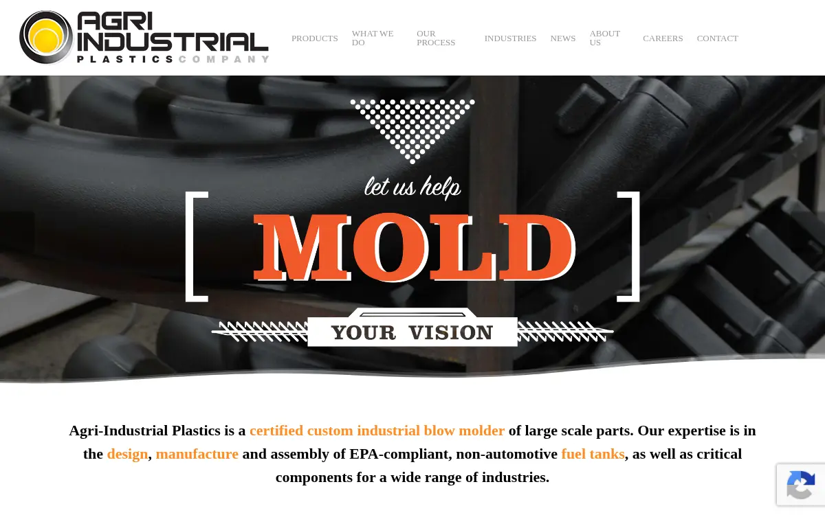 Homepage of Agri-industrial Plastics CO.