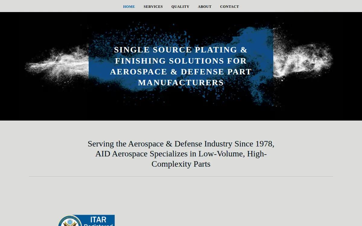 Homepage of American Industries Diversified, INC.