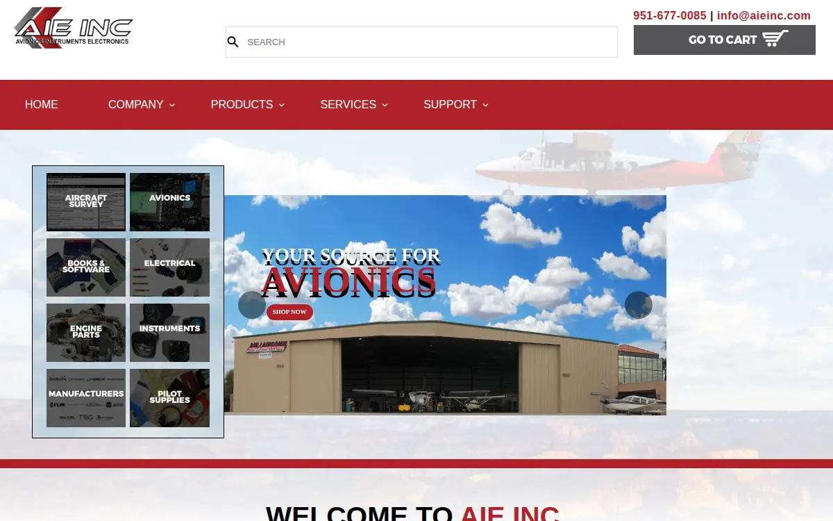 Homepage of Aie, INC.