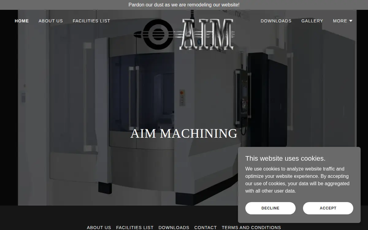 Homepage of Aim INC