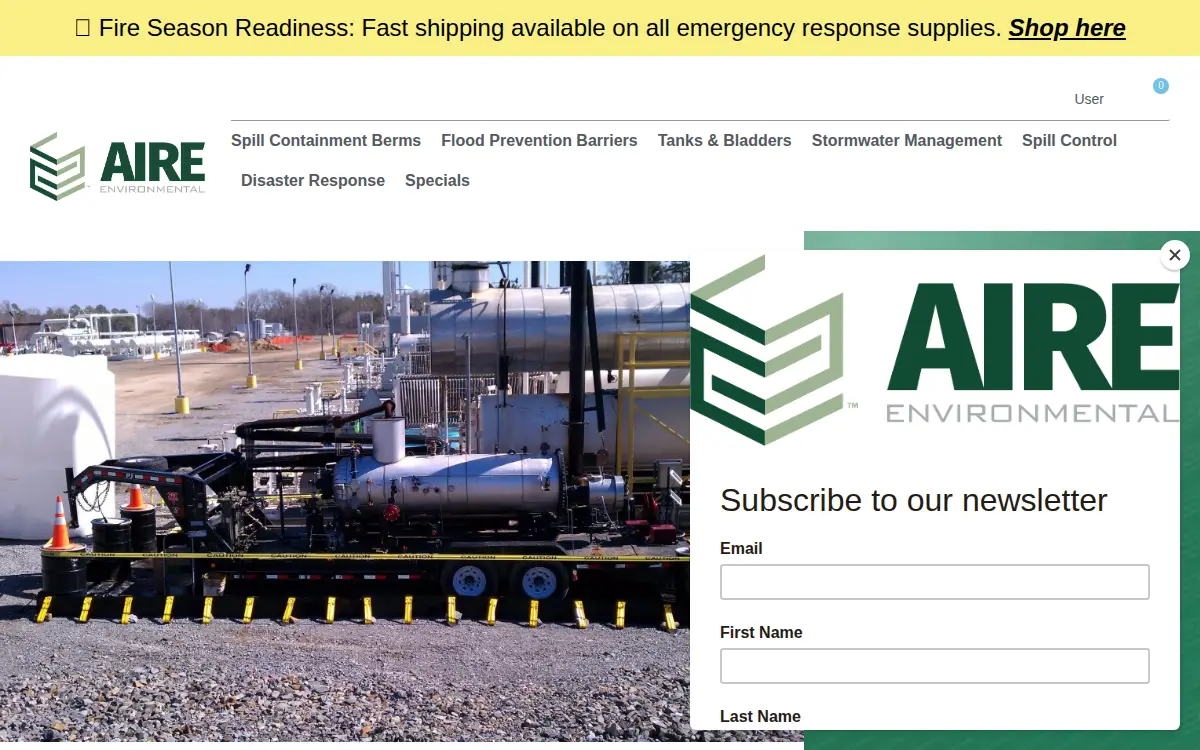 Homepage of Argonaut Inflatable Research and Engineering, INC.