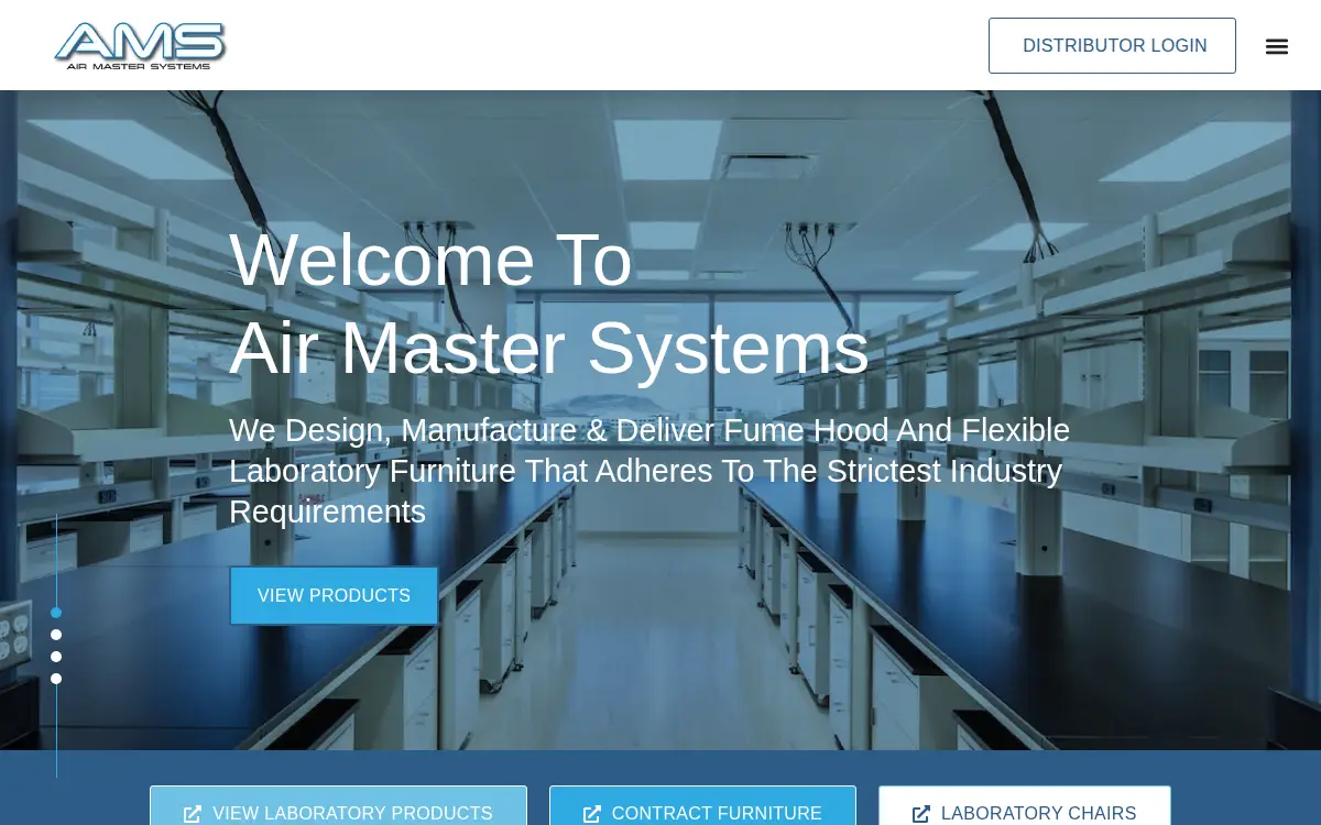 Homepage of Air Master Systems CORP