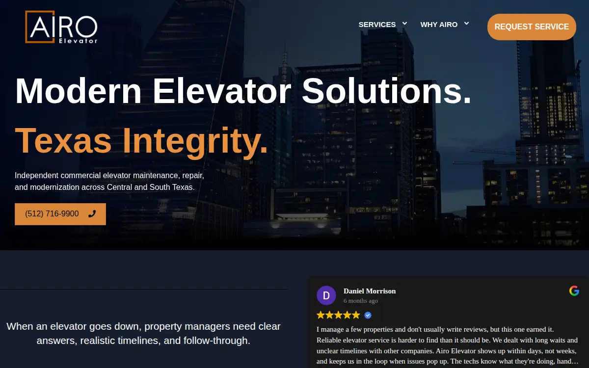 Homepage of Pytt Service LLC