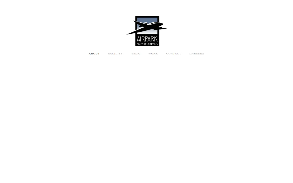 Homepage of Airpark Signs & Graphics, INC.