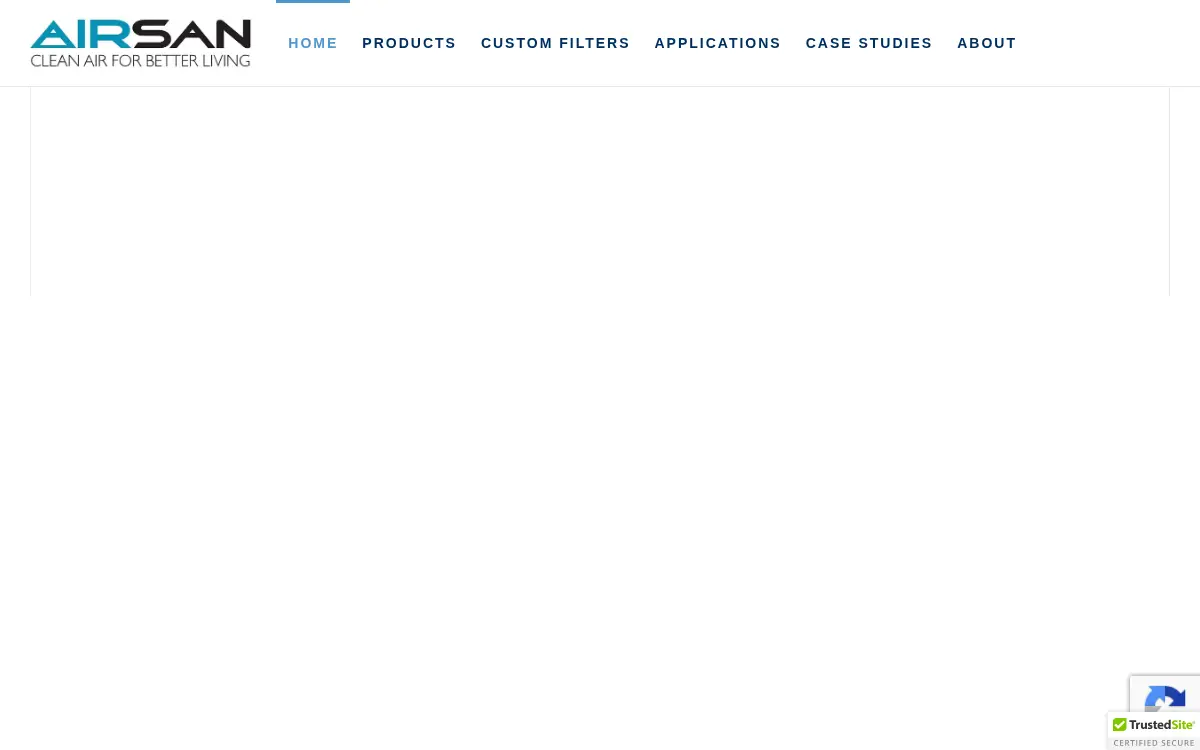 Homepage of Airsan Corporation