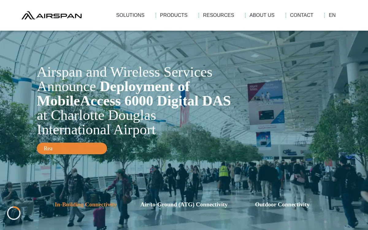 Homepage of Airspan Networks INC.