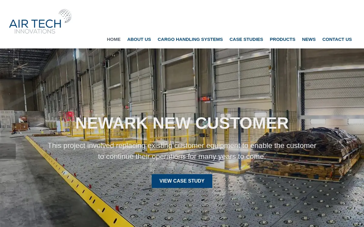 Homepage of Airtech Innovations LLC