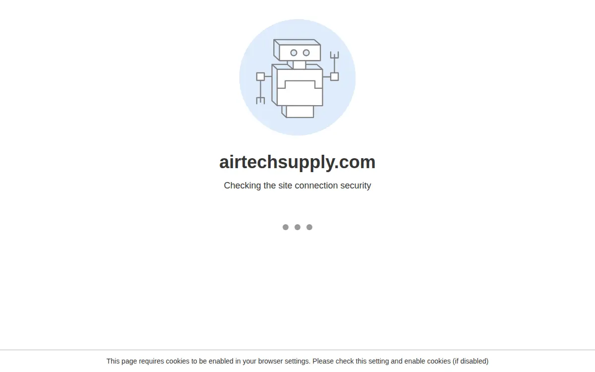 Homepage of Airtech Supply, INC
